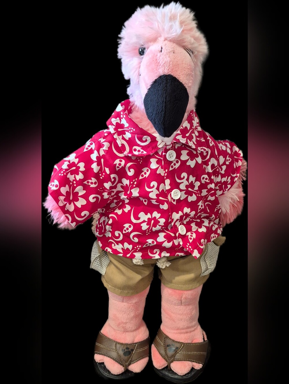 🦩 Build-A-Bear Flamingo – Outfits Included!